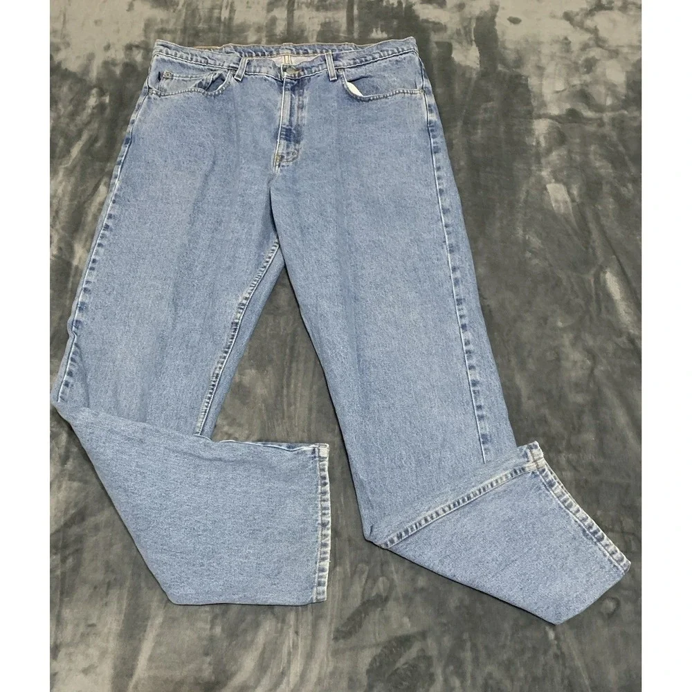 Polo Jeans Co Ralph Lauren Mens Jeans Blue 40x34 Relaxed Fit High Rise Denim